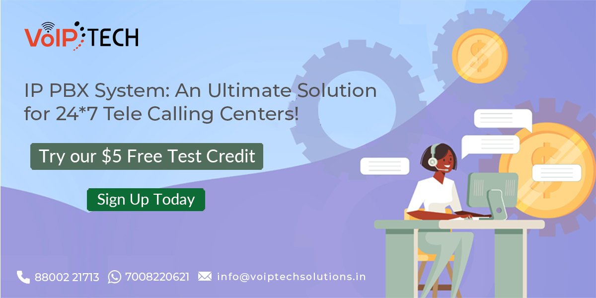 IP PBX System: An Ultimate Solution for 24*7 Tele Calling Centers!