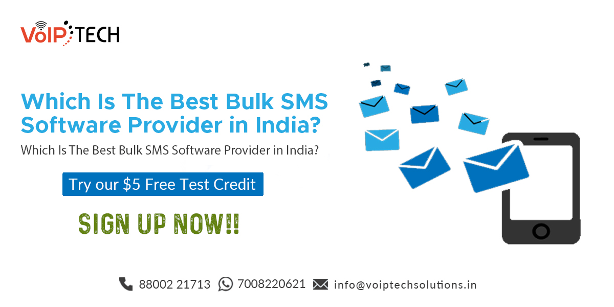 Which Is The Best Bulk SMS Software Provider in India? || VoIPTech ...