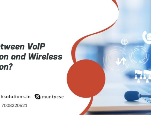 Difference between VoIP communication and wireless communication?